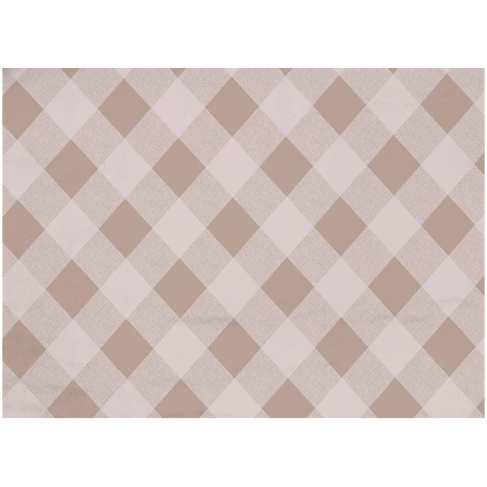Copriletto Piquet Primavera Estate 100% Cotone Disegno Lovely Check Singolo Beige - Foto 4