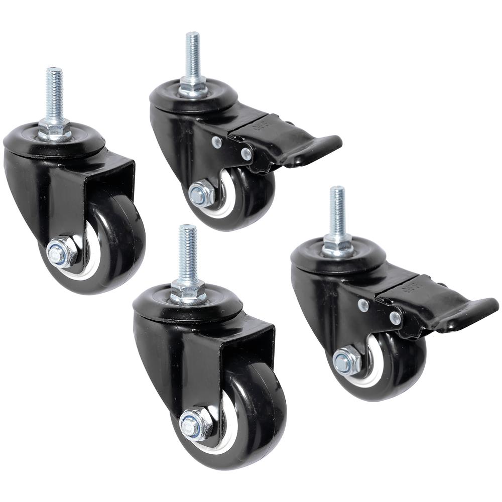 Set 4 Ruote Per Scaffali Carrellabili - Foto 1