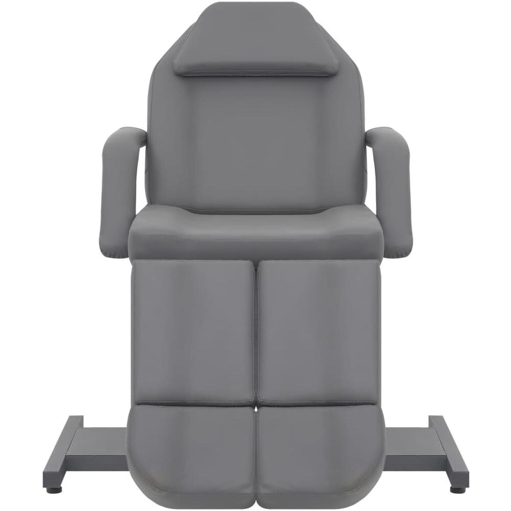 Poltrona Da Estetista In Similpelle Grigia 180x62x78 Cm - Foto 2