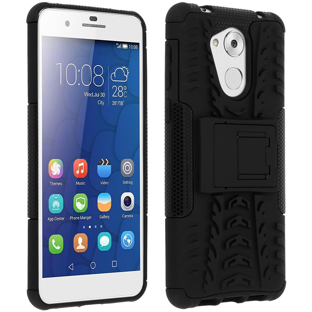 Cover Per Honor 6c - Protezione Antishock Doppio Strato Nera - Foto 1