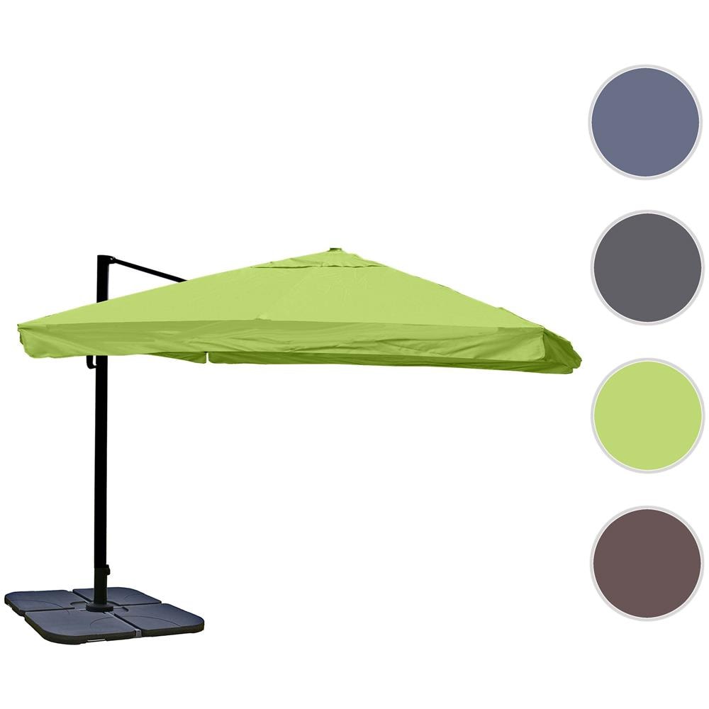 Ombrello semaforo HWC-A96 3x4m 5m antracite senza supporto