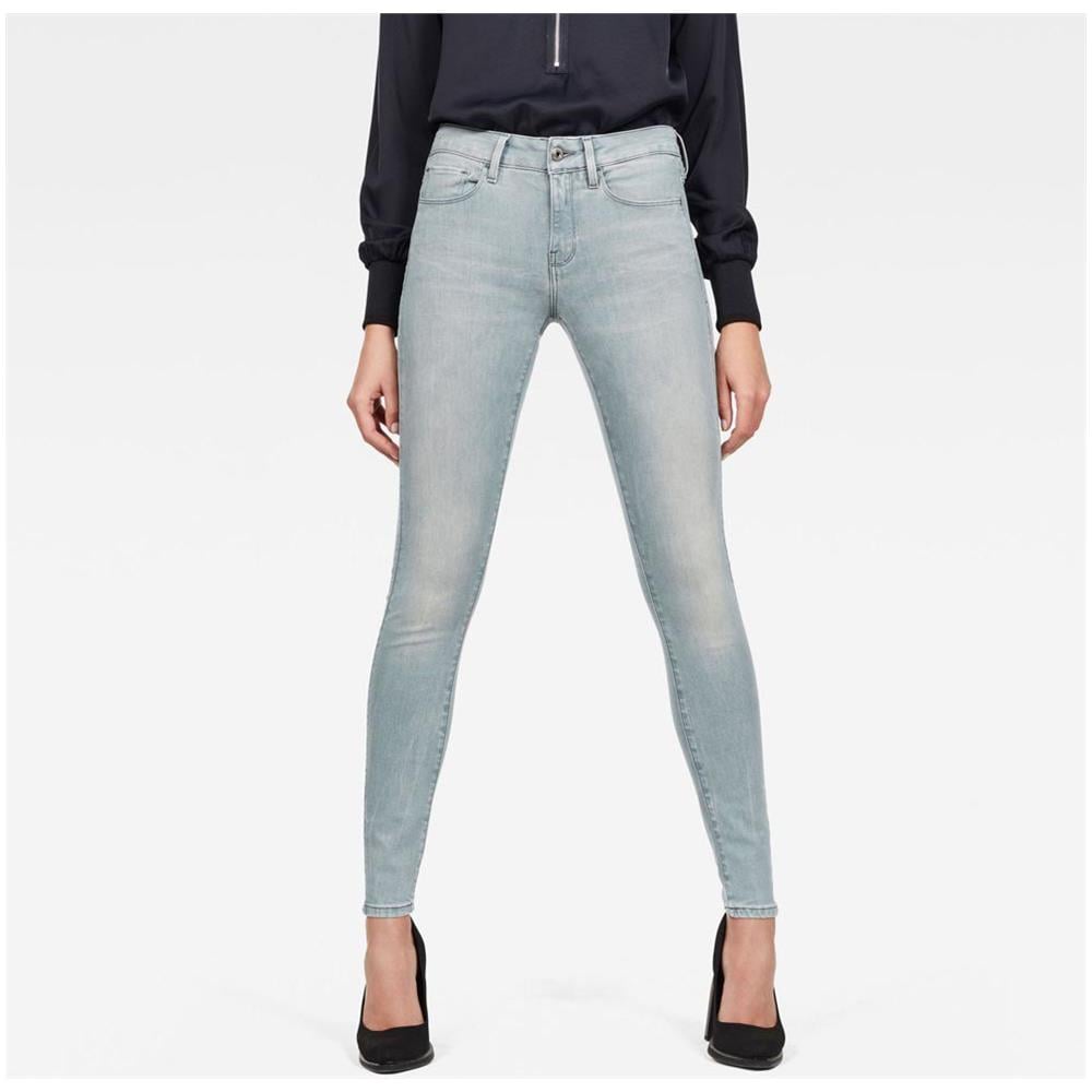 Pantaloni Gstar 3301 Deconstructed Mid Skinny L32 Abbigliamento Donna W26-l32 - Foto 1