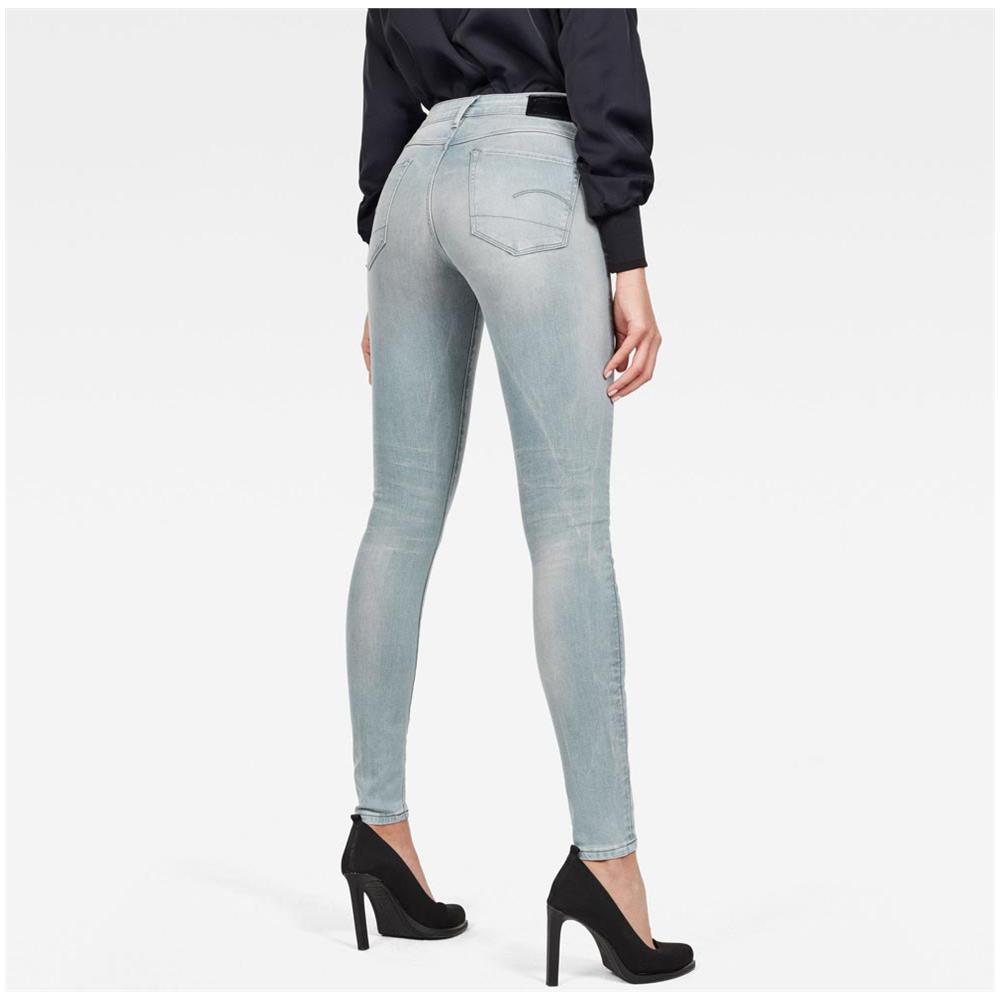 Pantaloni Gstar 3301 Deconstructed Mid Skinny L32 Abbigliamento Donna W26-l32 - Foto 2