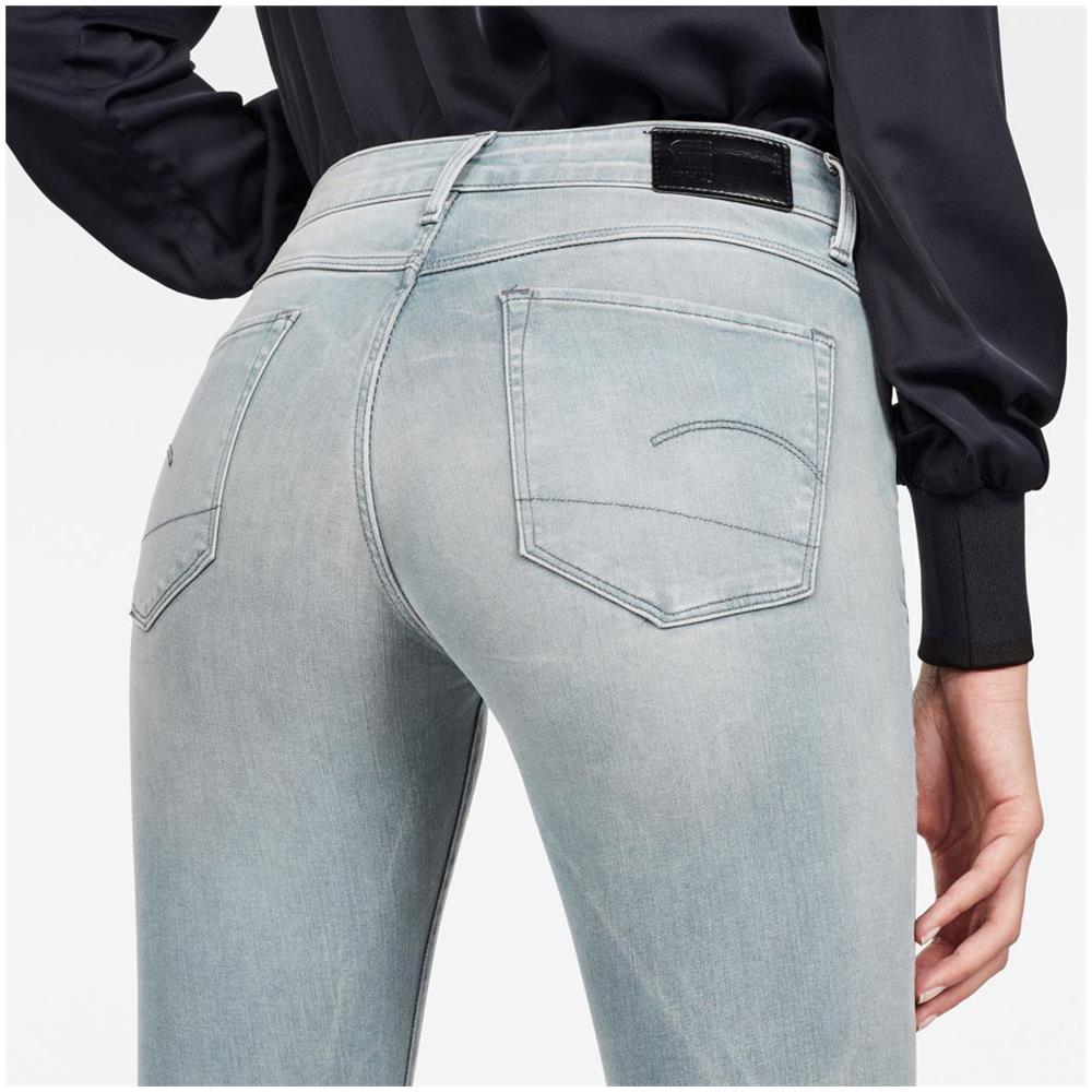 Pantaloni Gstar 3301 Deconstructed Mid Skinny L32 Abbigliamento Donna W26-l32 - Foto 3