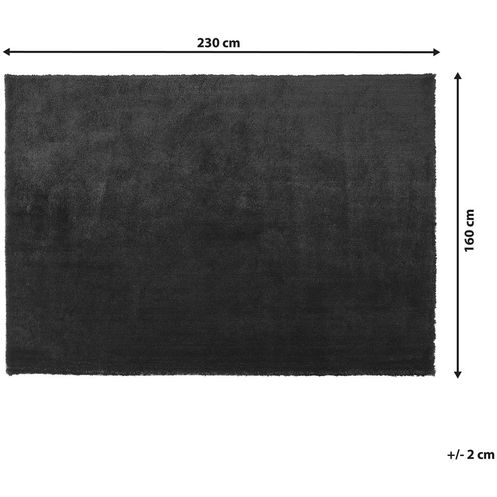 Tappeto Shaggy Nero 160 X 230 Cm Evren - Foto 2