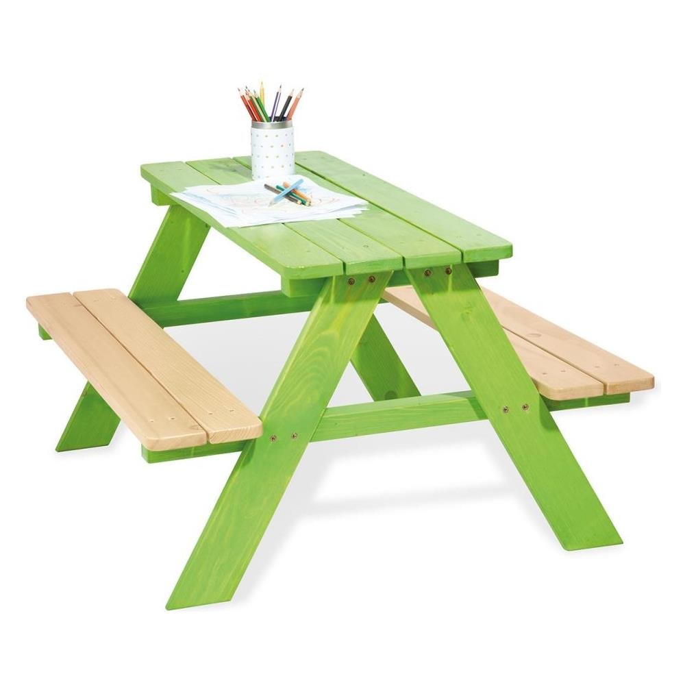 Nicki, Verde, Legno, Legno, Rettangolare - Foto 1