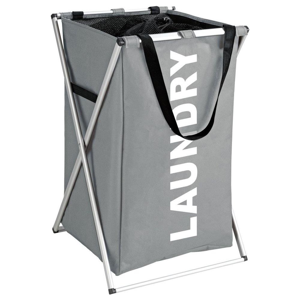 Cestino In Tessuto Con Scomparto Singolo, Borsa Pieghevole E Manici, 52 Litri, 57 X 35 X 38 Cm - Foto 1