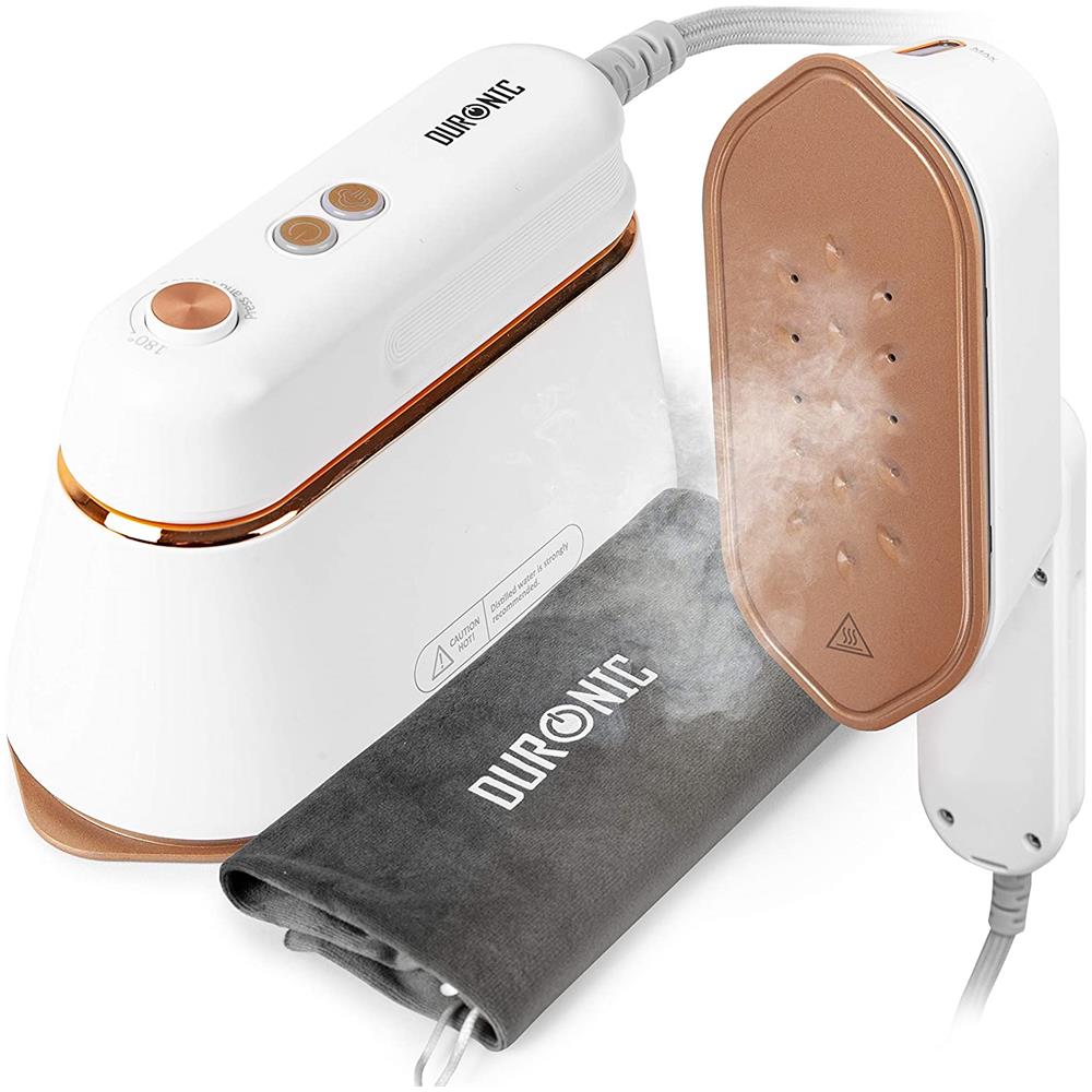 Hs90 We Ferro Da Stiro 2 In 1 | Ferro Da Stiro Verticale 1200 W | Impugnatura Pieghevole | Serbatoio 90 Ml | Mini-ferro Da Stiro Da Viaggio | Misurino, Custodia E Base Inclusi - Foto 1