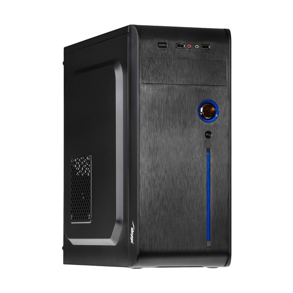 Case AK939BL Middle TowerATX, Flex-ATX, micro ATX, Mini-ITX 2 Porte USB 2.0 Colore Nero - Foto 1