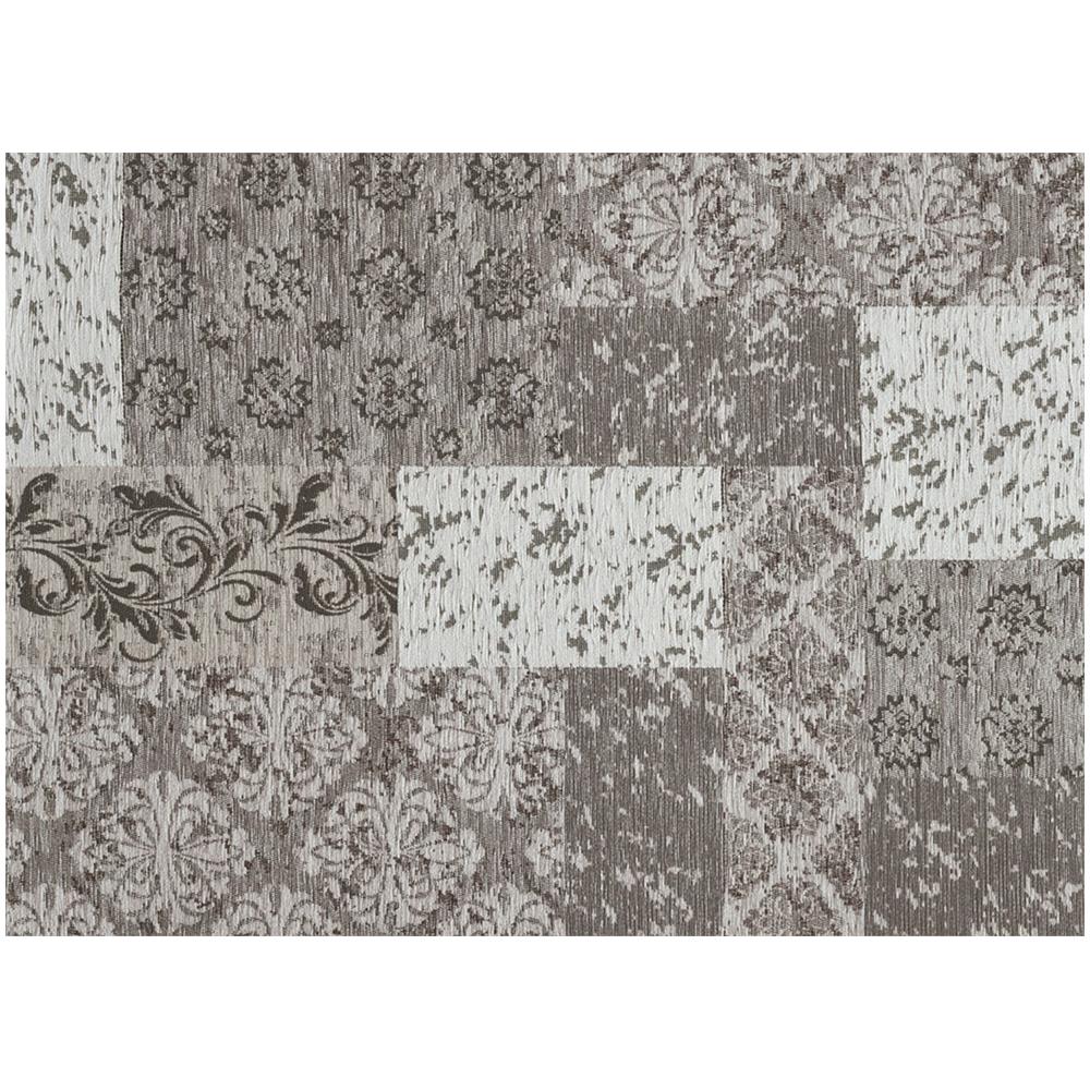 Tappeto Velour Antiscivolo Da Camera E Salotto Disegno Saturno Argento By Suardi 85x150 Cm Argento - Foto 5