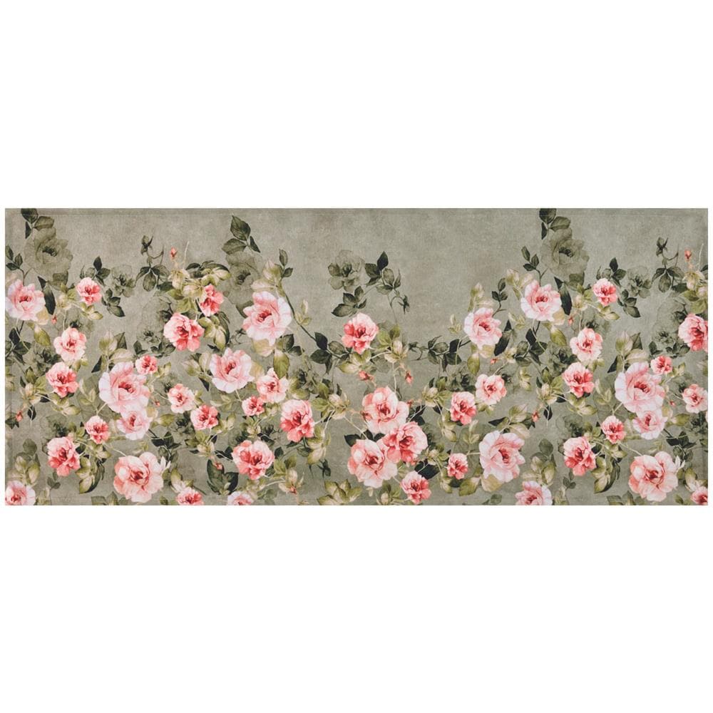 Tappeto Cucina Antiscivolo Stampa Digitale Emozioni Fantasia Cascata Floreale By Suardi 58x115 Cascata Floreale - Foto 1