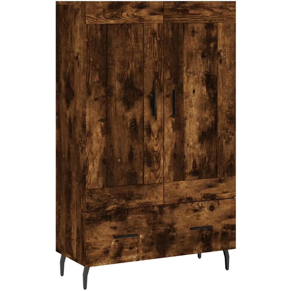 Credenza Rovere Fumo 69,5x31x115 Cm In Legno Multistrato - Foto 2
