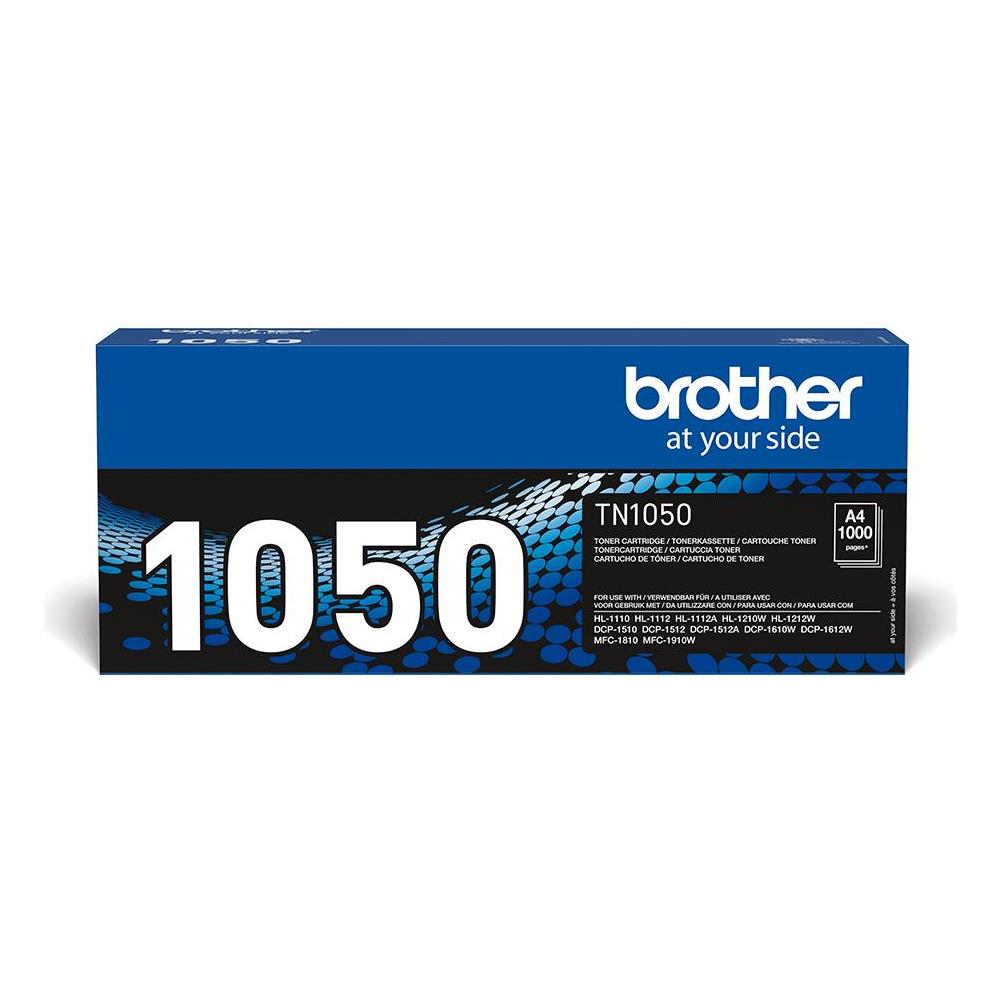 TN1050 Cartuccia Toner Originale fino a 1000 Pagine per Stampanti DCP-1510/DCP-1610/HL-1112/HL-1110/HL-1210W /MFC-1810/MFC-1910W Colore Nero - Foto 1