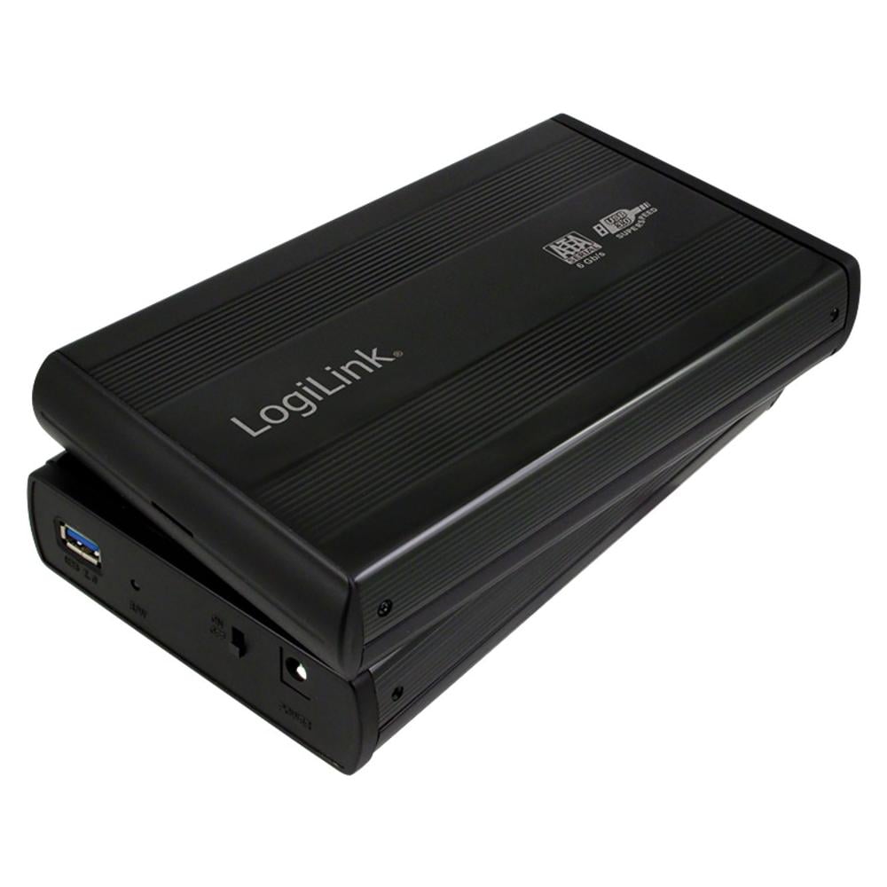 I-CASE SU3-35BK - Box HDD Esterno SATA 3.5'' USB3.0 Super Speed Nero - Foto 1