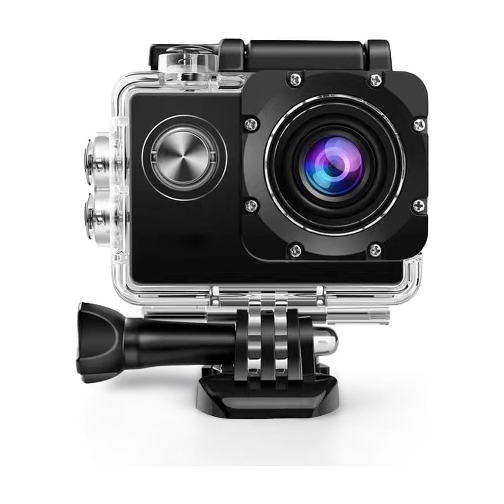 Action Cam MultiSport DV609 4K 5MP Videocamera Sportiva Subacquea fino a 10m con MicroSD e USB - Foto 1