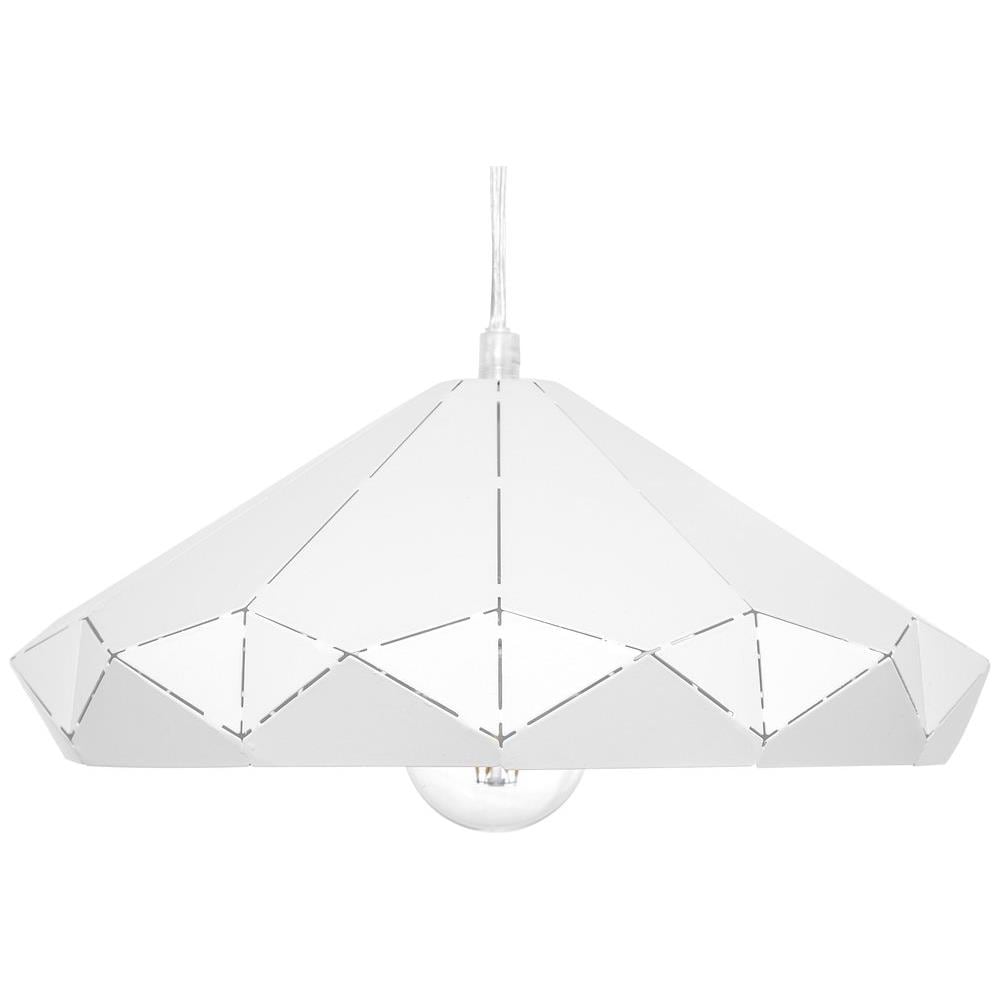 Lampadario In Metallo Bianco Nevola - Foto 1