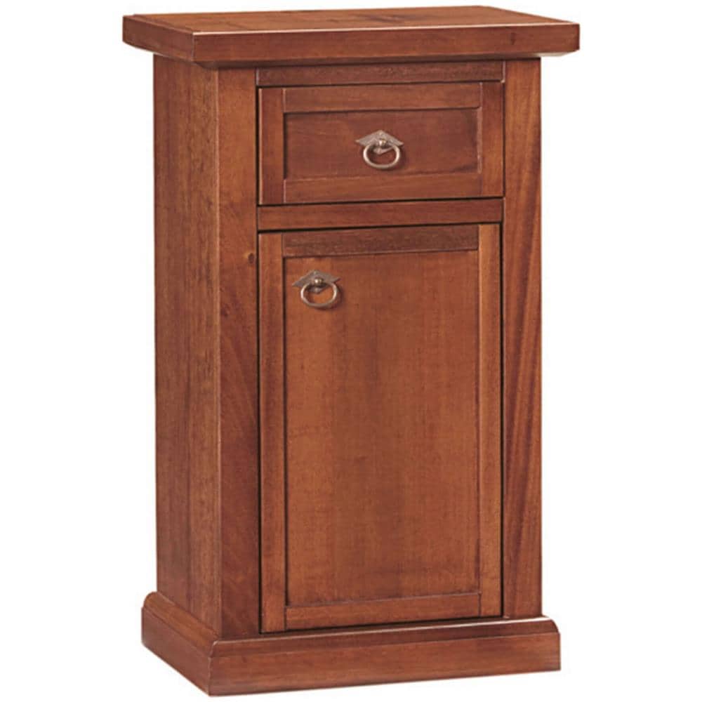 Kaleb - Mobile Portatelefono In Legno Massello Cm 46 X 31 X 76 H - Foto 1