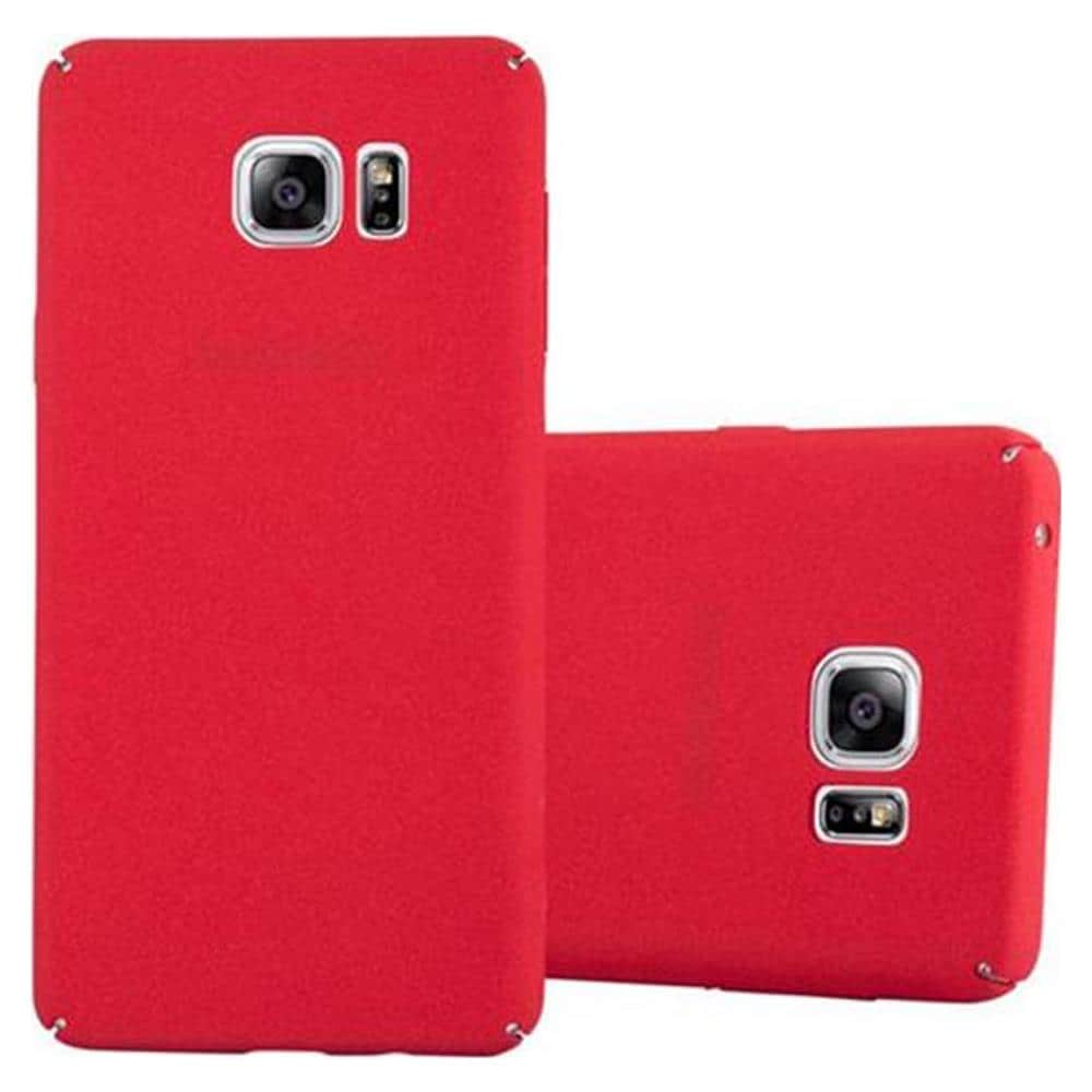 Custodia Compatibile Con Samsung Galaxy Note 5 In Frosty Rosso - Hard Case Coperchio Protettivo In Frosted Look Contro I Graffi E Gli Urti - Foto 1