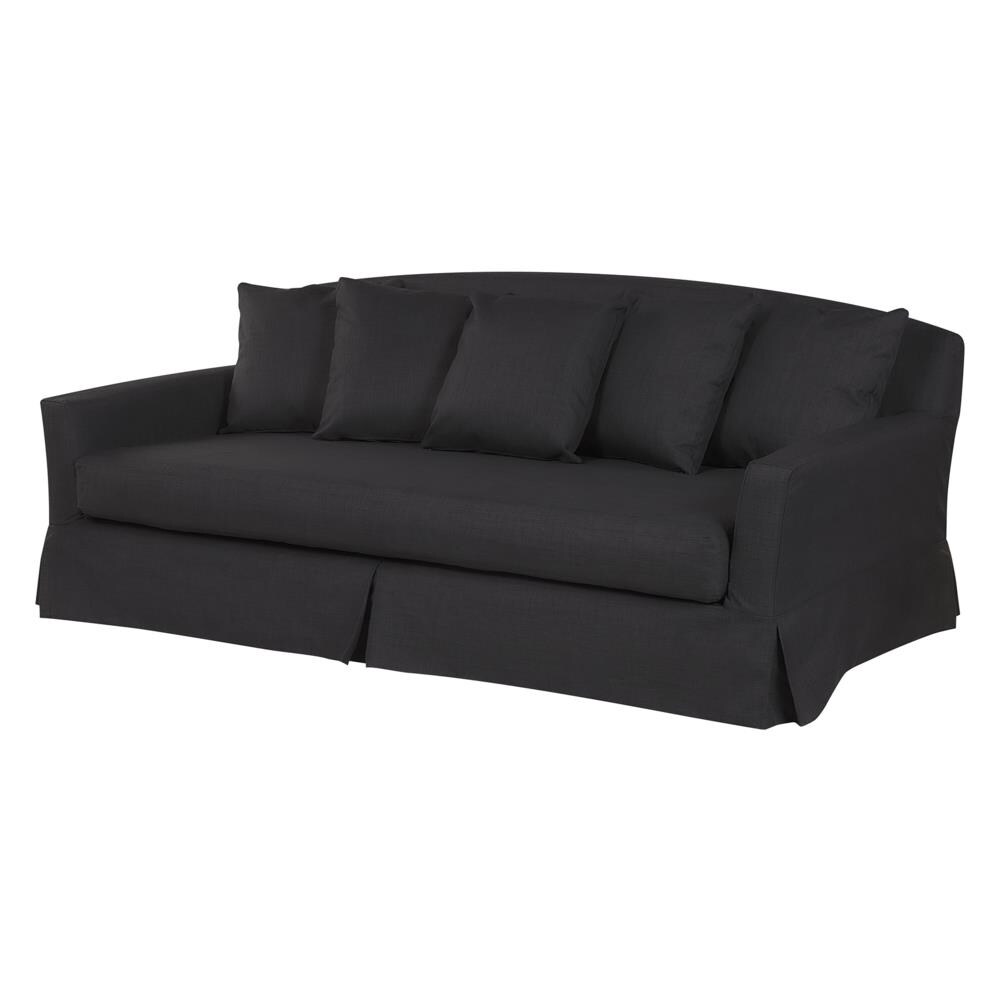 Divano 3 Posti Nero Sfoderabile Gilja - Foto 2