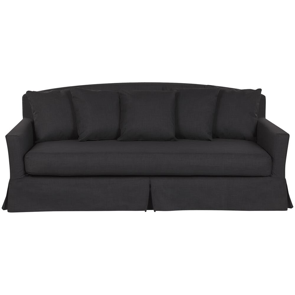 Divano 3 Posti Nero Sfoderabile Gilja - Foto 1