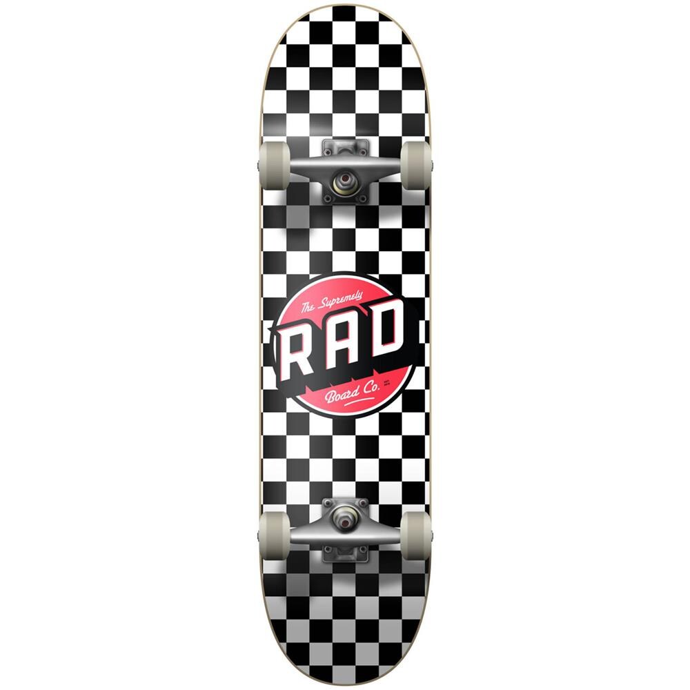 Skateboard Checkers 7.75"" Black / white - Foto 1