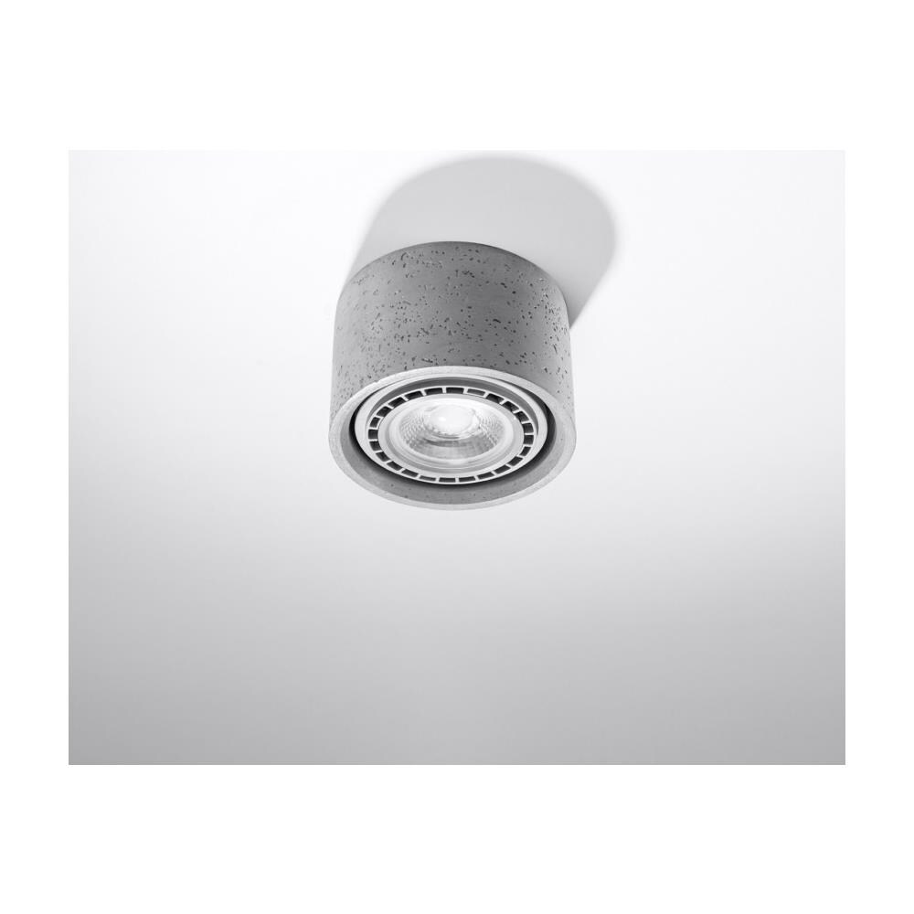 Downlight A Plafone Round Flush Grigio Chiaro Gu10 - Foto 2
