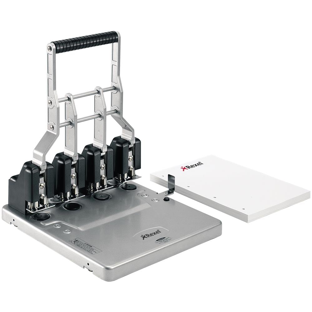 HD4150 Perforatore a 4 Fori per Grandi Volumi - Argento /Nero - Foto 9