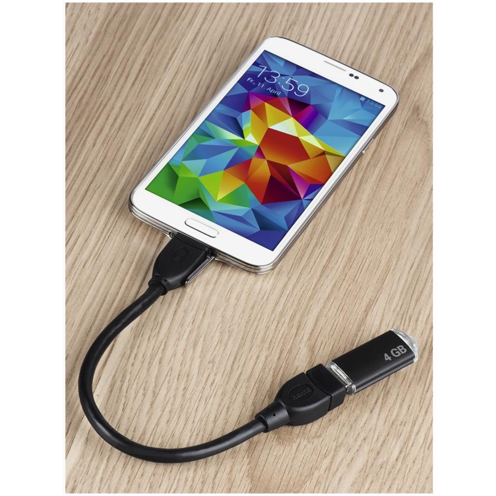 173892 0.15m Micro-USB B USB A Nero cavo USB - Foto 5