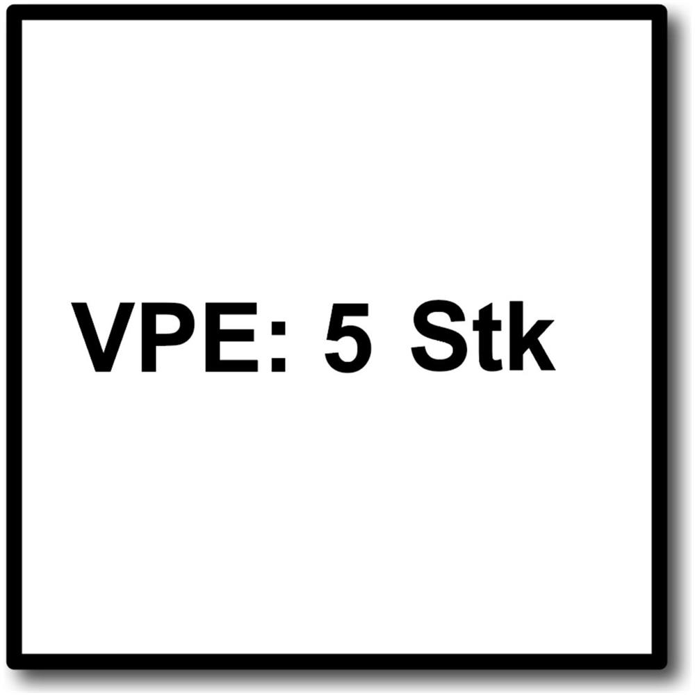 S 75/1,5/5 Plastics Profile Lama Seghetto - 5 Pezzi (204268)  - Foto 1