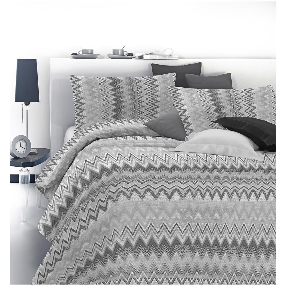 Mahome Set Copripiumino in Pregiata Flanella 100% Cotone Morbido con Trattamento Antipalline