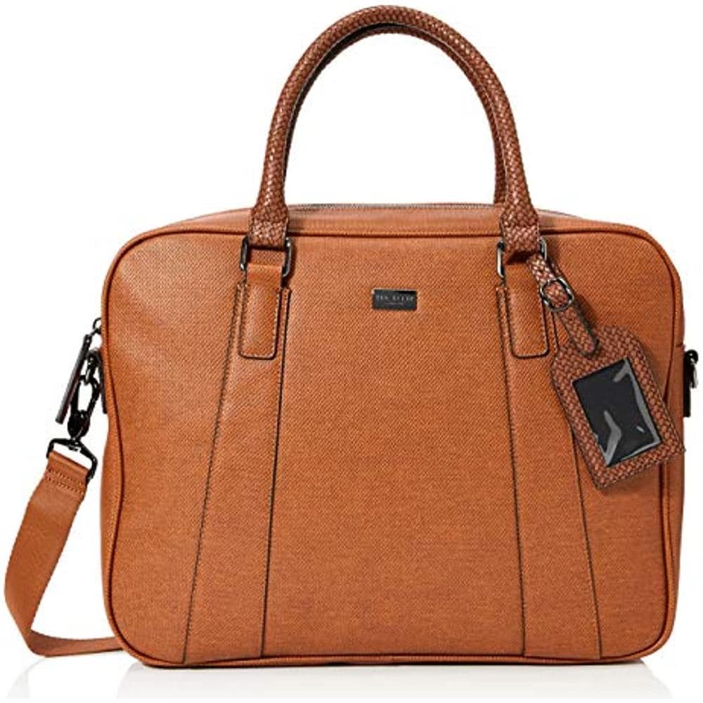 London Degrees, Borsa Documento Uomo, Marrone Chiaro, One Size - Foto 1