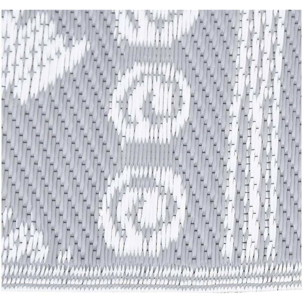 Tappeto Da Esterno Grigio 190x290 Cm In Pp - Foto 3