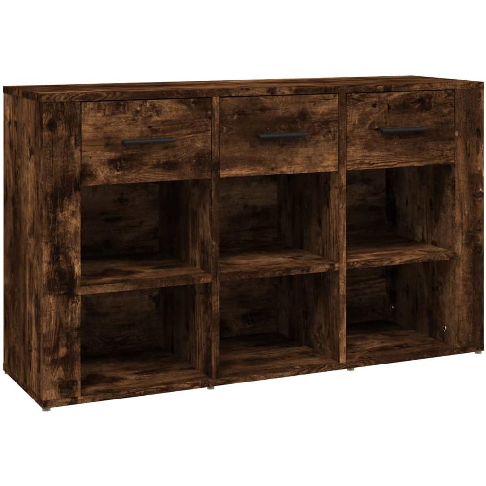 Credenza Rovere Fumo 100x30x59,5 Cm In Legno Multistrato - Foto 2