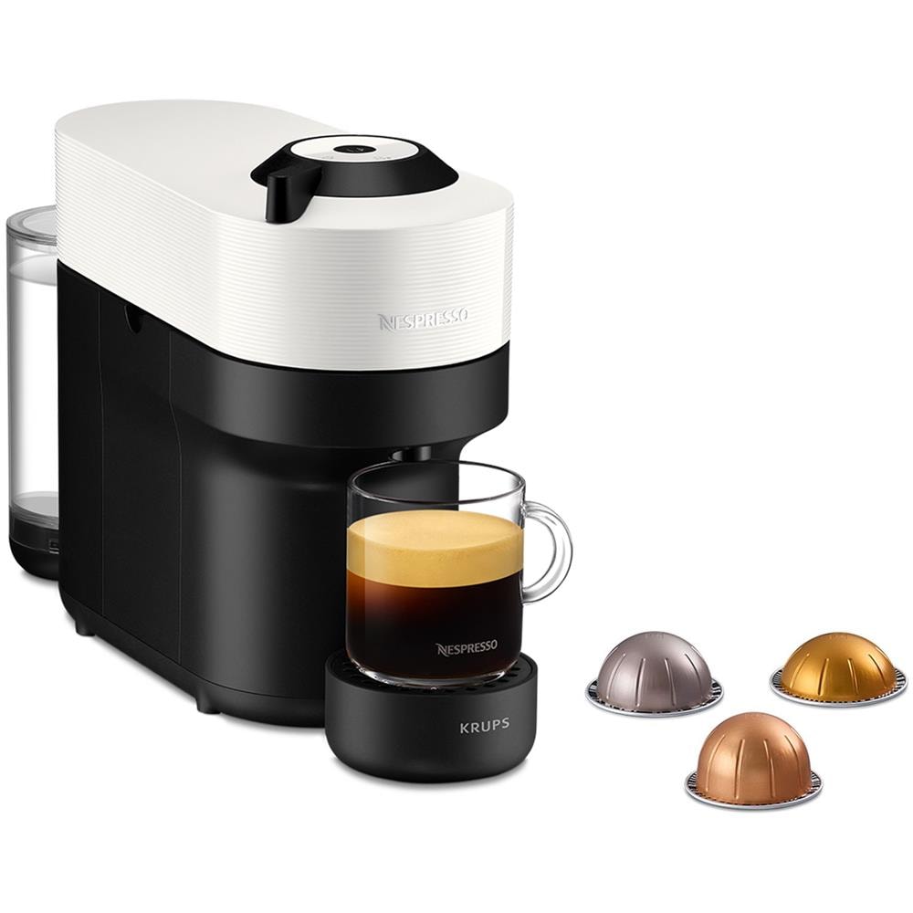 Macchina da Caffè Espresso Semi automatica Nespresso Serbatoio 0.56 Lt. Potenza 1500 Watt Colore Nero /Bianco - Foto 1