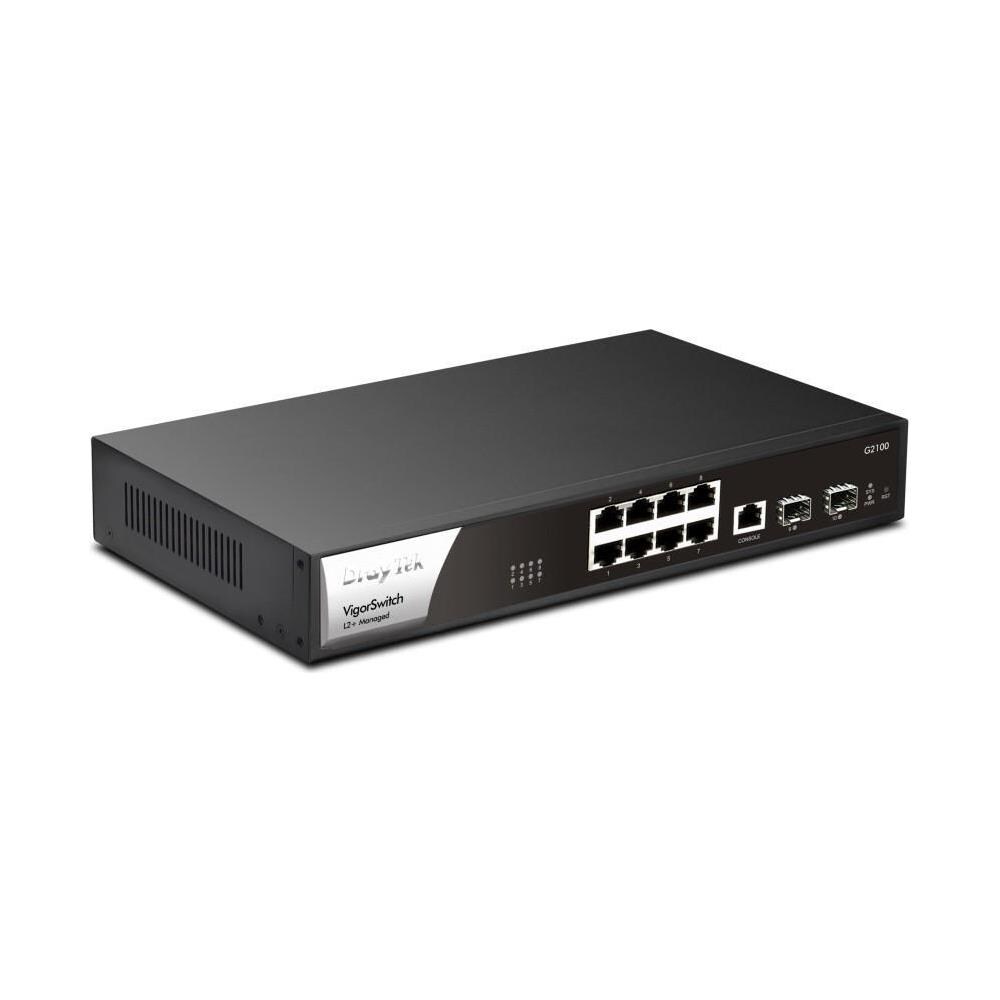 Switch Gestito Vigor VSG2100-K a 8 Porte LAN RJ-45 GB 2 Moduli SPF Colore Nero - Foto 2