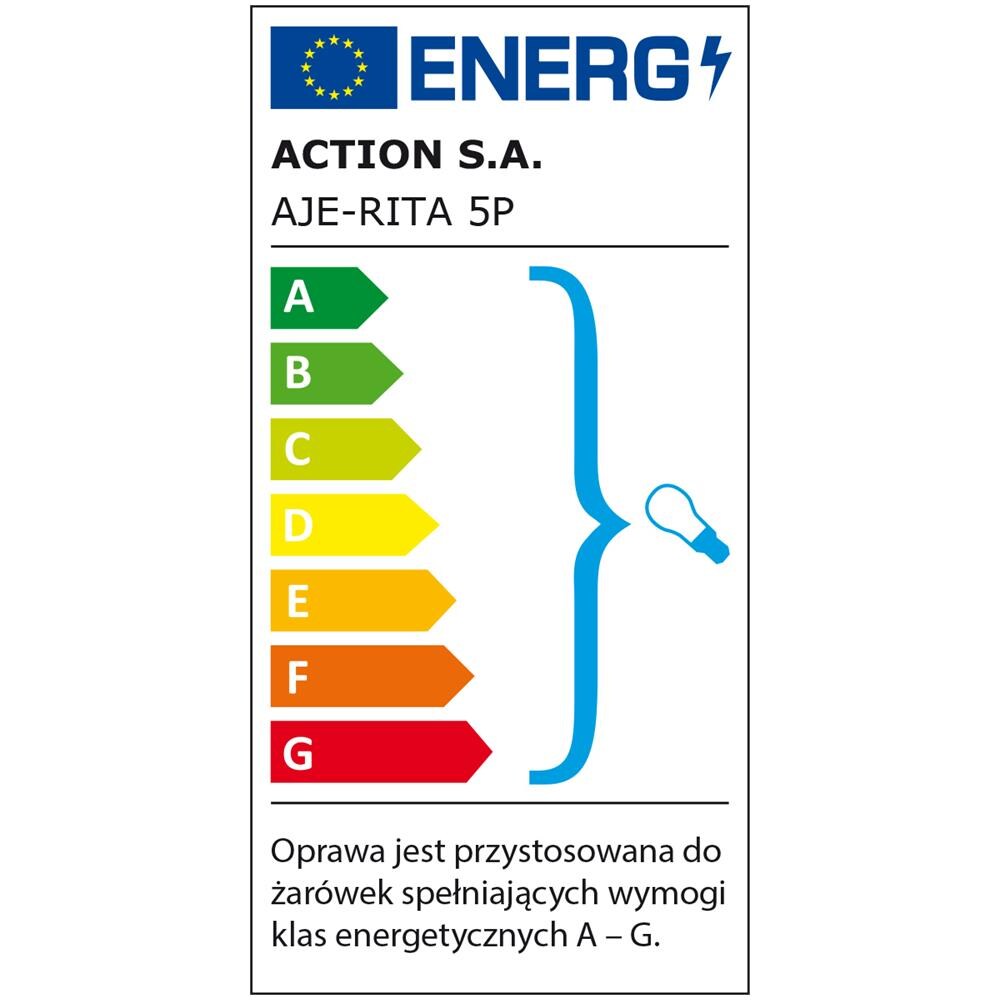 AJE-RITA 5P illuminazione da soffitto E27 - Foto 2