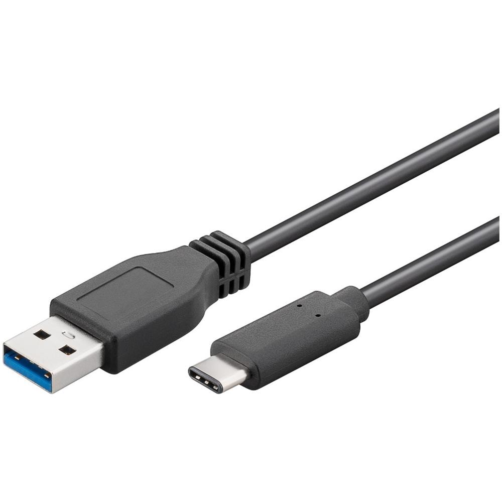ICOC MUSB31-CMAM015 - Cavo USB3.0 A Maschio USB-C Maschio 0,15m Nero - Foto 1