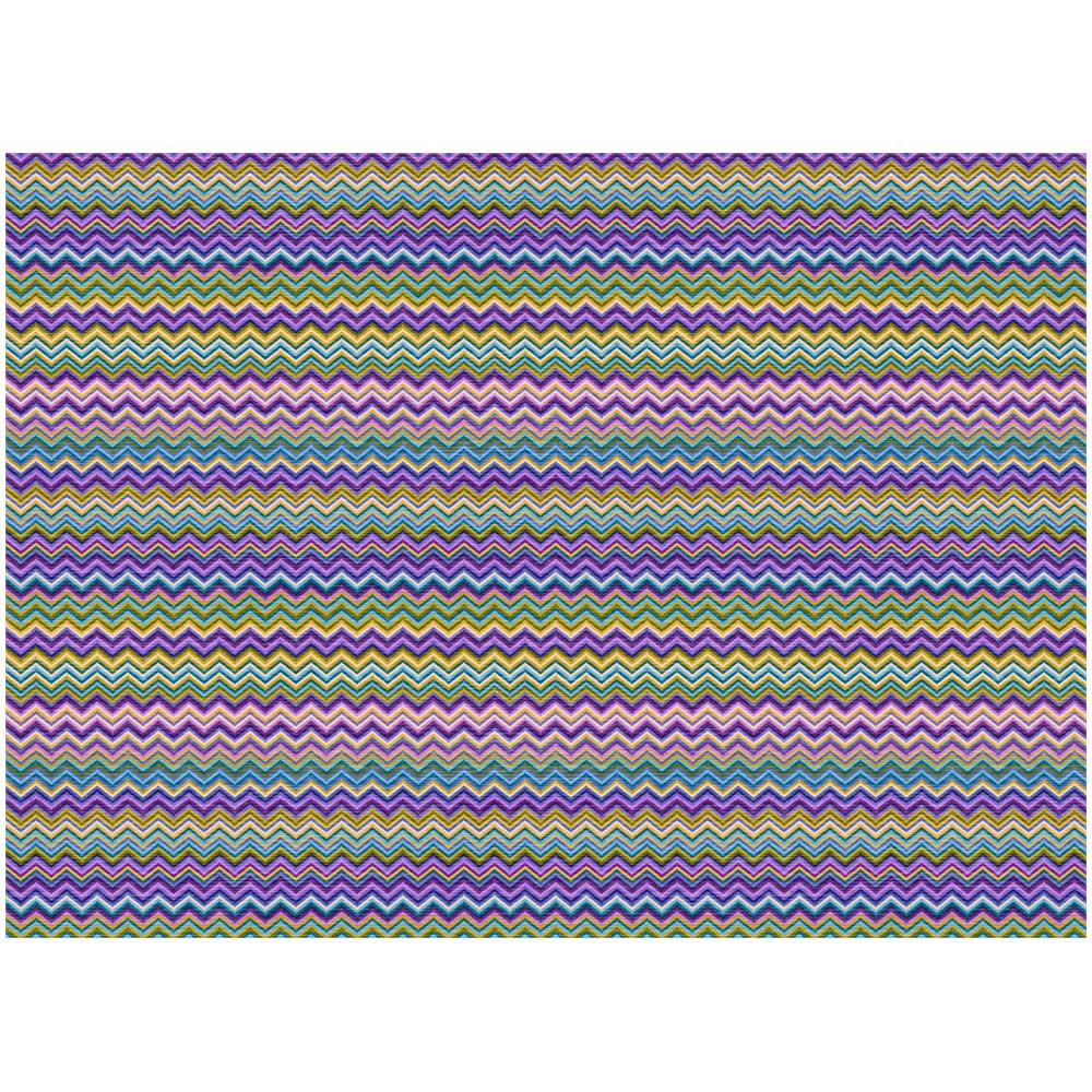 Telo Arredo In Cotone Fantasia Baia Singolo Lilla - Foto 2