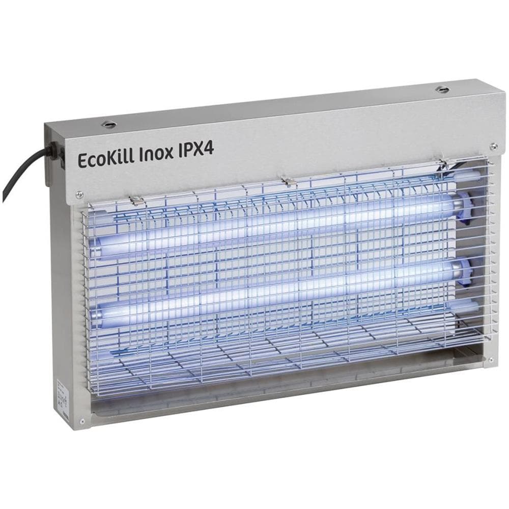 Ammazza Mosche Elettrico Ecokill Inox Ipx4 2x15 W 299935 - Foto 1