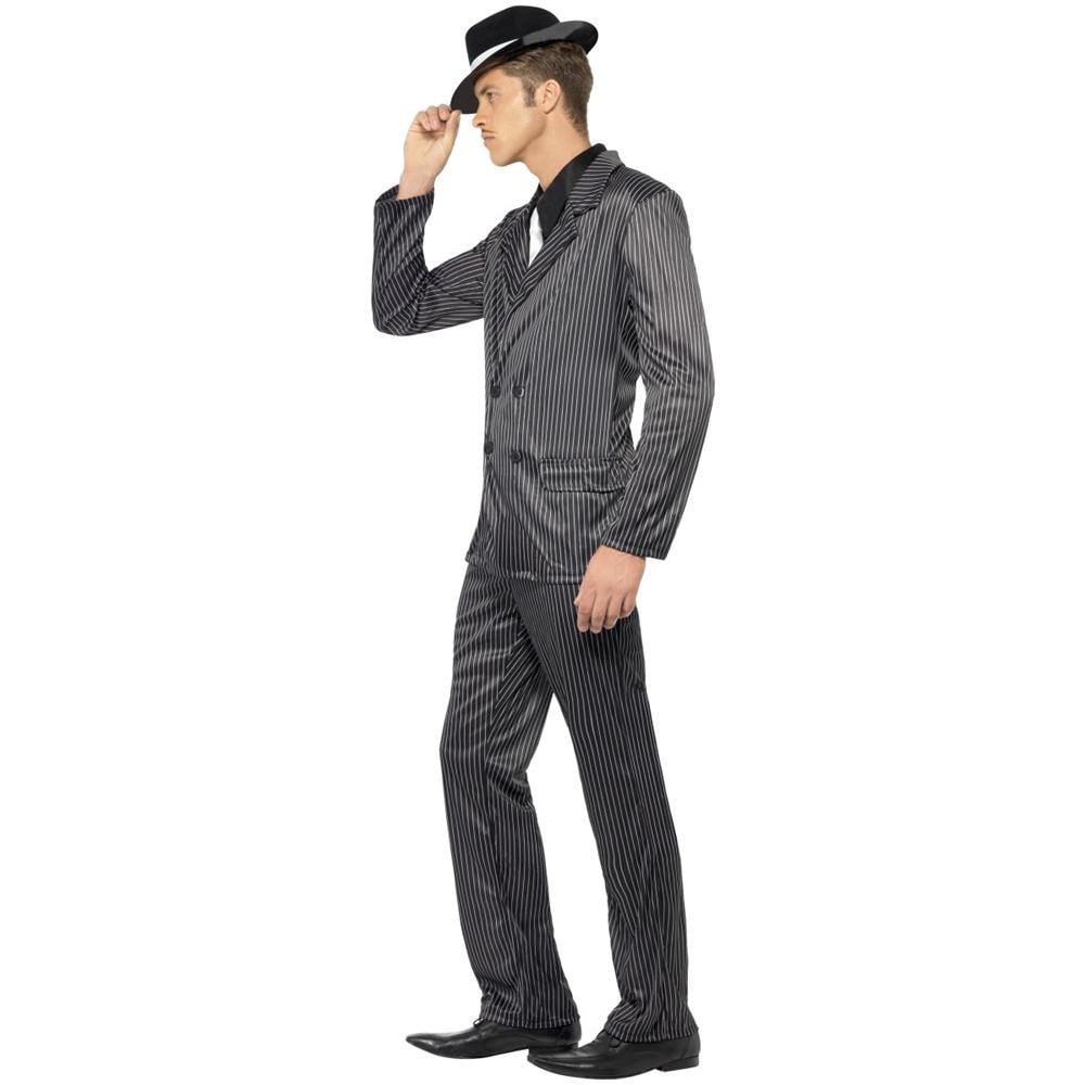 Costume Da Gangster In Stile Charleston Adulto - Taglia: M - Foto 2