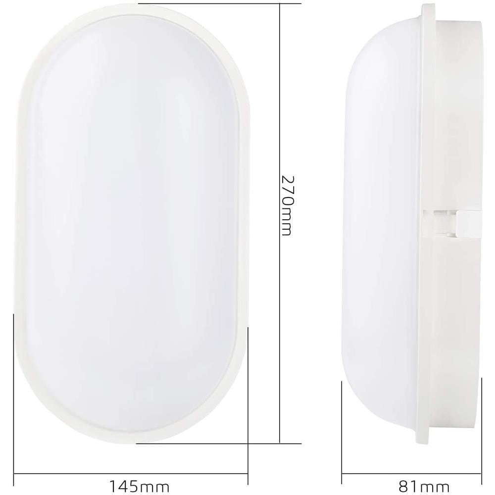 Applique Led 20w 1600 Lumen Ip65 Tartaruga Xxl2 Bianco - Foto 2