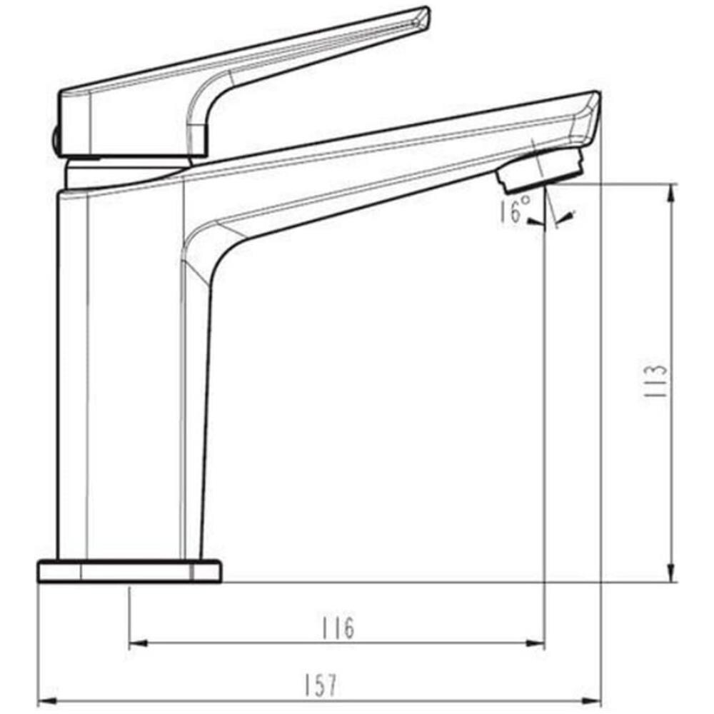 Miscelatore per Lavabo RAVEN Rame Opaco - Foto 4