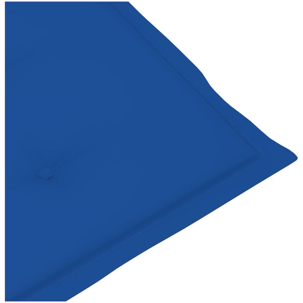 Cuscini Per Sedie Da Giardino 6 Pz Blu Reale 100x50x4 Cm - Foto 8