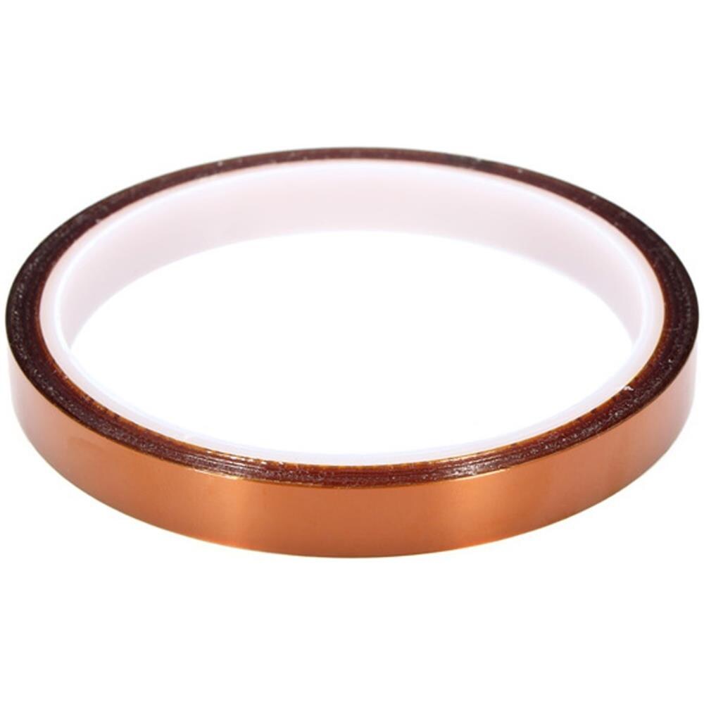 5 5mm 10 Millimetri 20 Millimetri 30 Millimetri 50 Millimetri 30m 100ft Bga Alta Temperatura Film Termoresistente Polyimide Kapton Nastro Doro Resistere Sticky - Foto 2