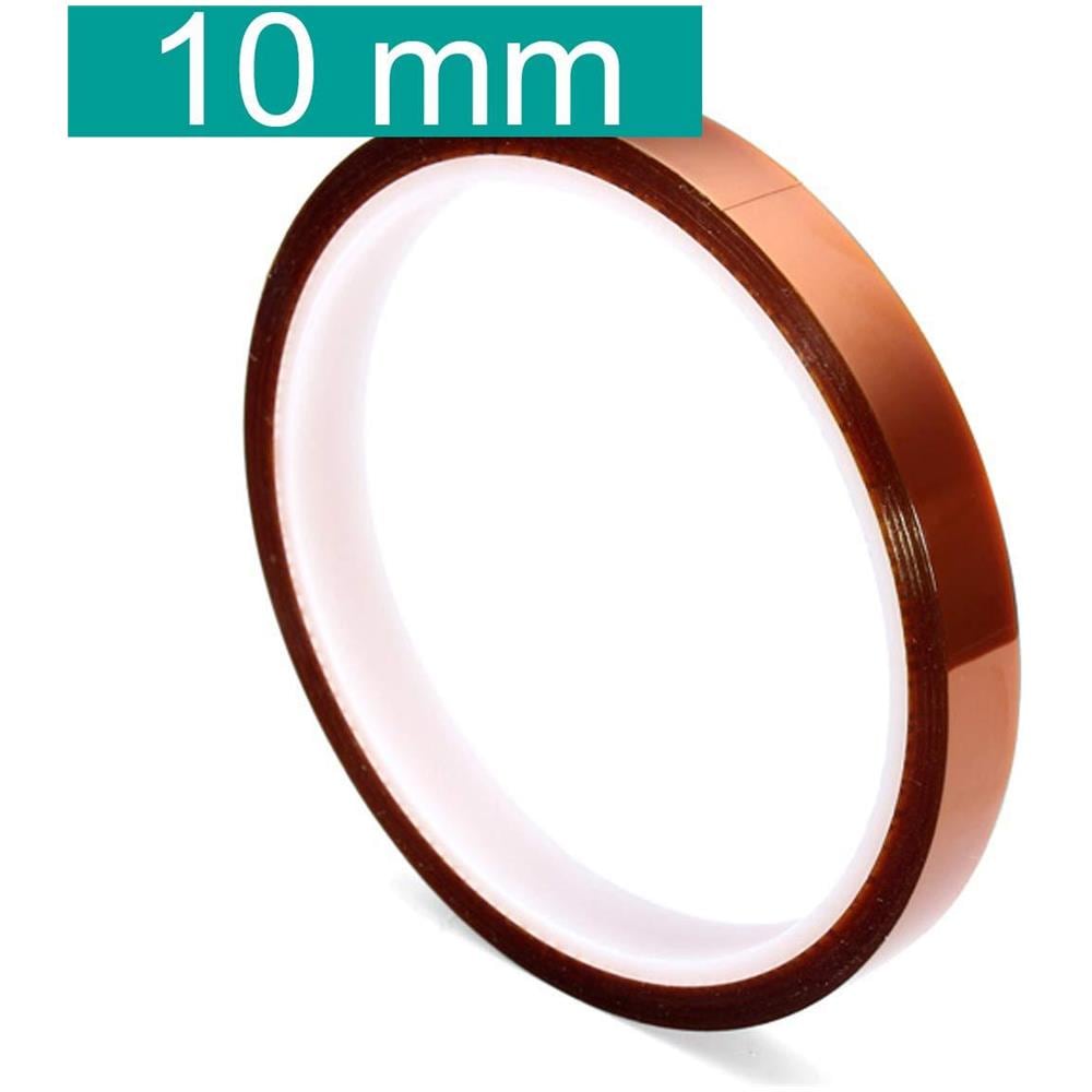5 5mm 10 Millimetri 20 Millimetri 30 Millimetri 50 Millimetri 30m 100ft Bga Alta Temperatura Film Termoresistente Polyimide Kapton Nastro Doro Resistere Sticky - Foto 1