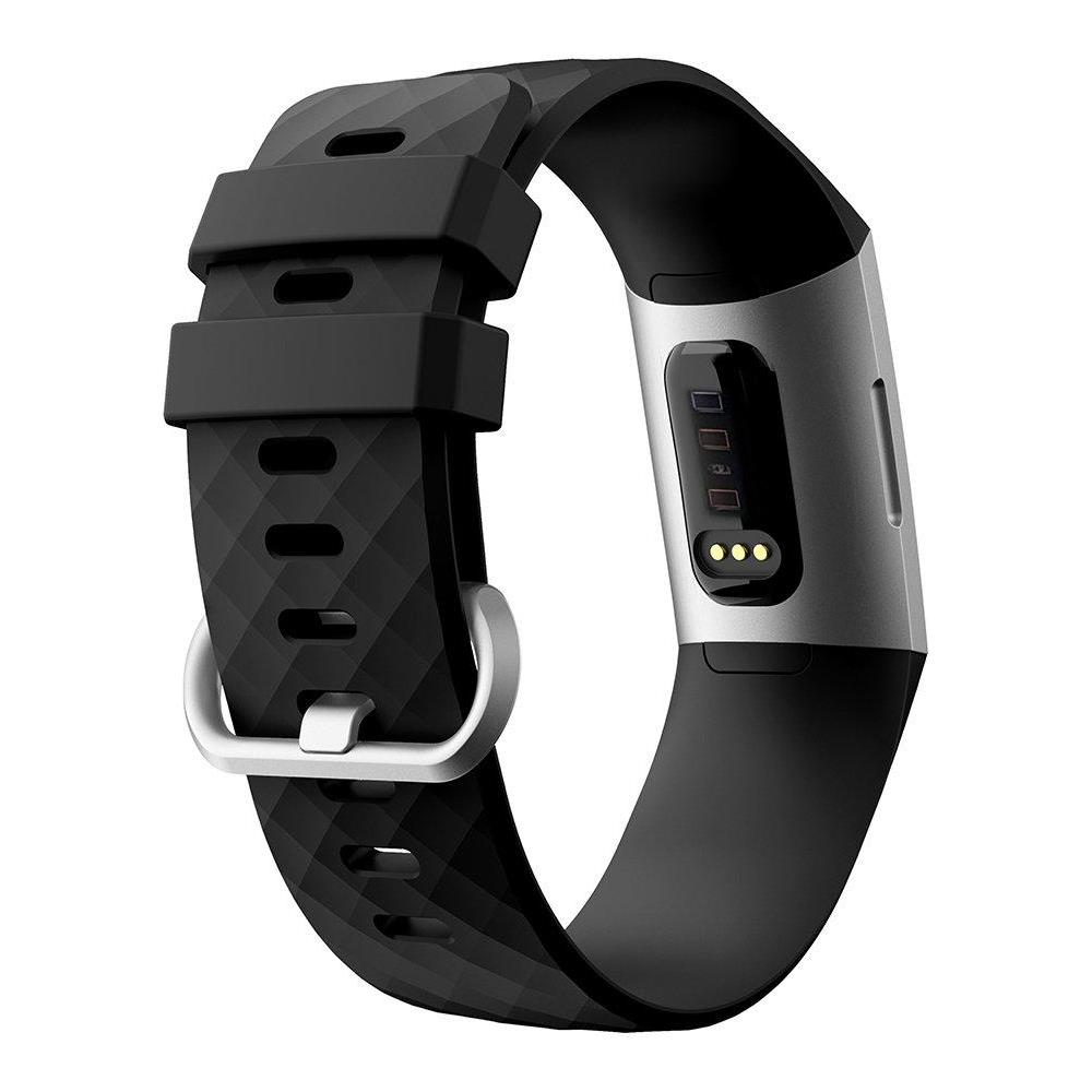 Bracciale Fitbit Charge 3/4 In Silicone (s) Black - Foto 2