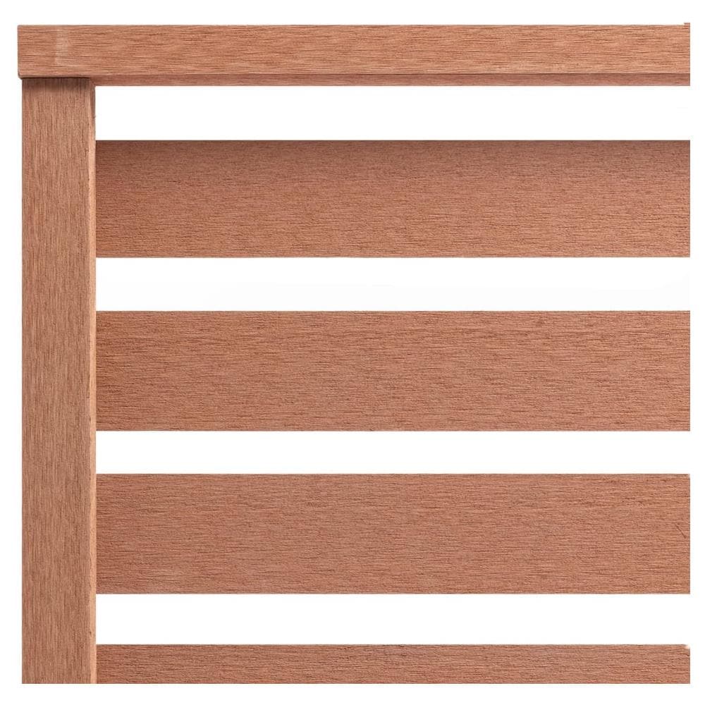 Pannello di Recinzione in WPC 180x180 cm Marrone - Foto 3