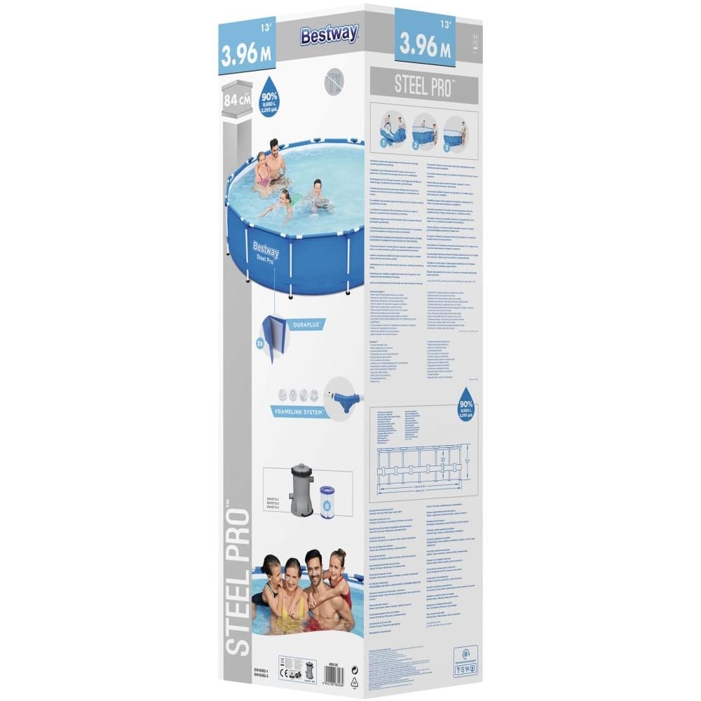 Steel Pro Telaio Piscina 396x84 Cm - Foto 2