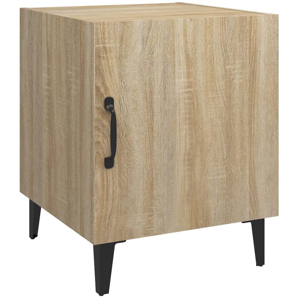 Comodini 2 Pz Rovere Sonoma In Legno Multistrato - Foto 2