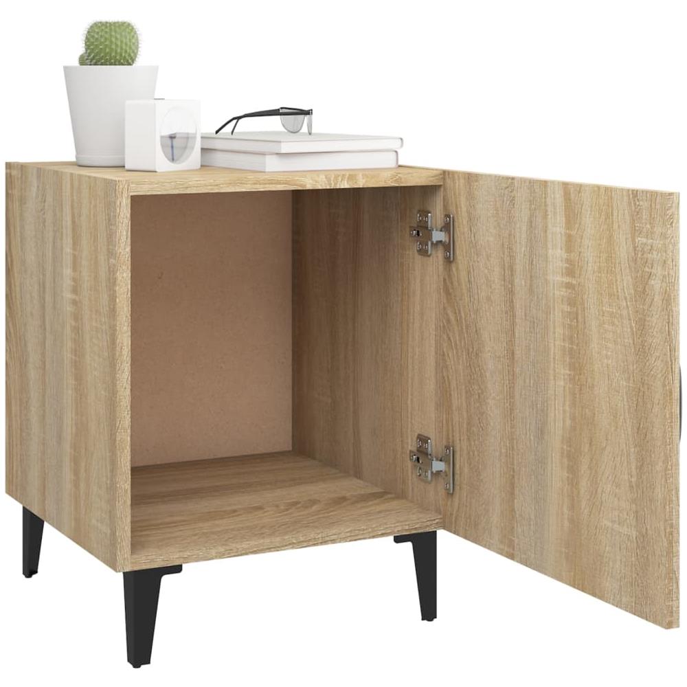 Comodini 2 Pz Rovere Sonoma In Legno Multistrato - Foto 7